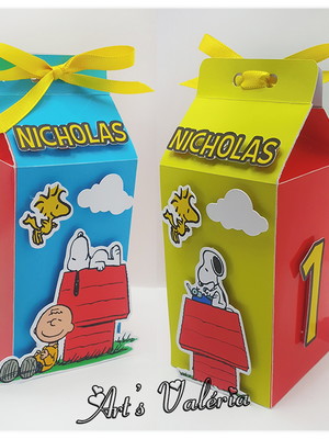 Caixa milk do snoopy