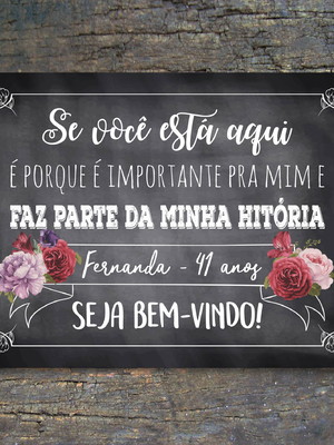 Chalkboard adulto impresso 50 x 68 cm