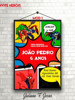 Convite heróis