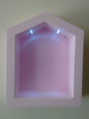 Capelinha com led 37x37