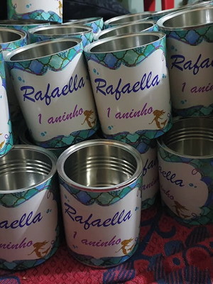 Rotulo para lata de 800g