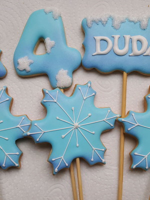 Biscoito decorado frozen