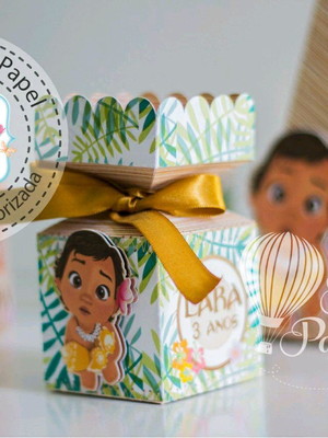 Caixa bala em pé " moana"