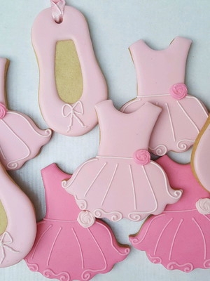 Biscoito decorado bailarina
