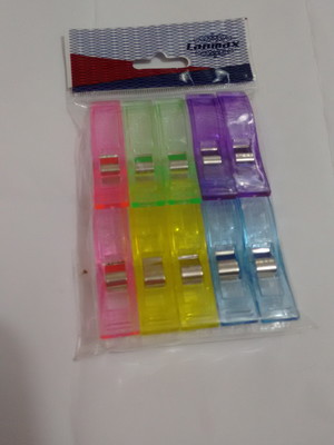 Prendedor de patch e tecido com 10 peças