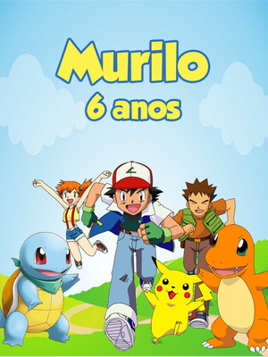 Adesivo caixinha pokemon personalizado