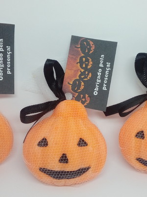 Lembrancinha halloween- sabonete abóbora