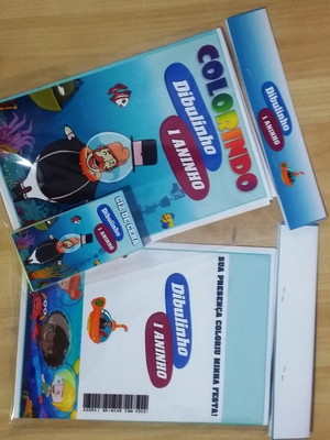 Kit de colorir - mundo bita