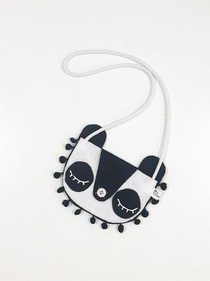 Bolsa feltro panda