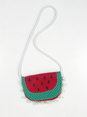 Bolsa feltro melancia