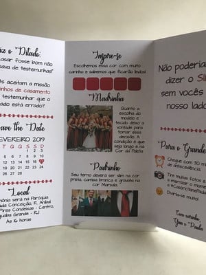 Manual de padrinhos - marsala