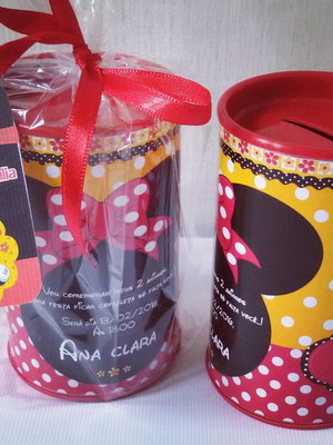 Arte para cofrinhos personalizada