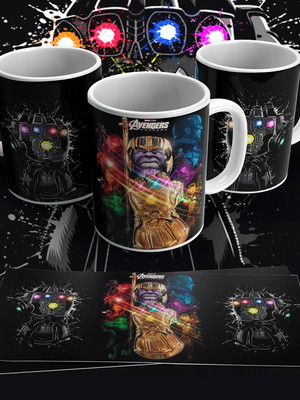 Caneca vingadores ultimato