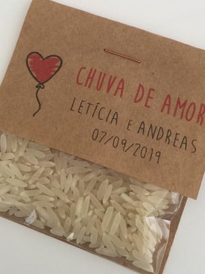 Mini chuva de arroz 40 un.