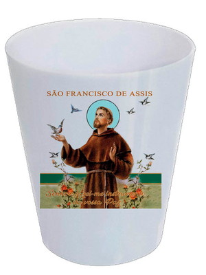 Lembrancinha copo caldereta - são francisco de assis