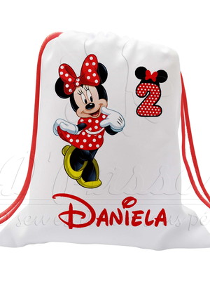 Kit com 25 mochilinhas personalizadas