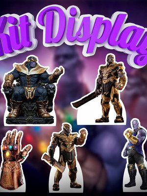Kit display toten de mesa mdf thanos