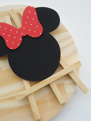 Lousa no cavalete p minnie