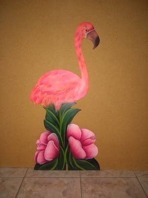 Display de chão flamingo 60cm
