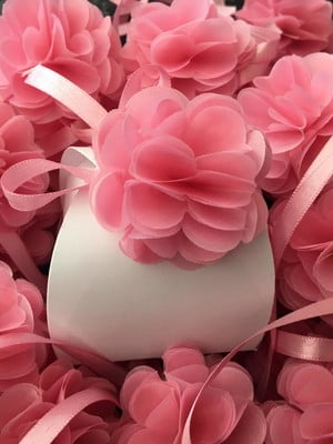 50 caixas p bem casados com flor