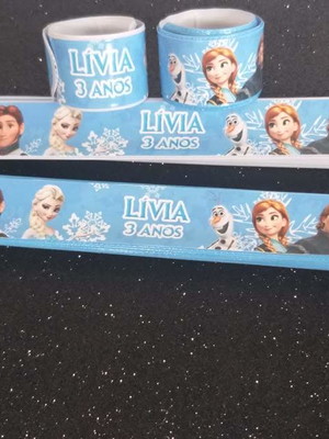 Pulseira bate enrola personalizada