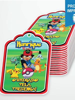 Tag agradecimento pokemón
