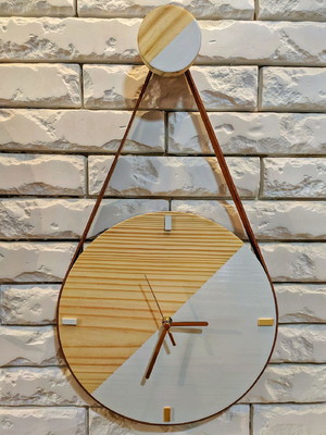 Relógio minimalista adnet escandinavo + suporte de parede