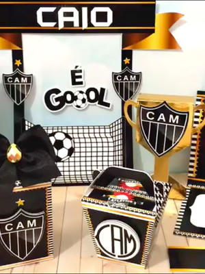Clube atlético - festa pronta - arquivo de corte silhouette