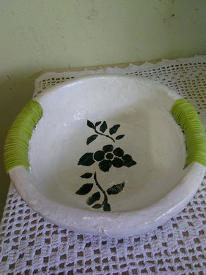 Cesta de bagaço de cana
