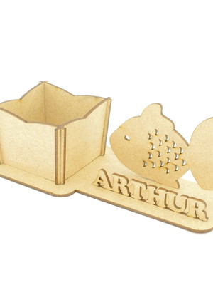 Porta flores - centro de mesa personalizado - peixe