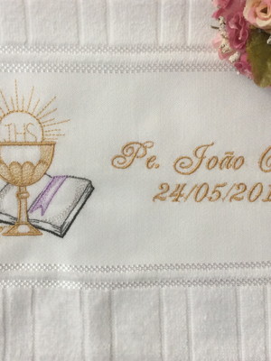 Toalha ordenação personalizada