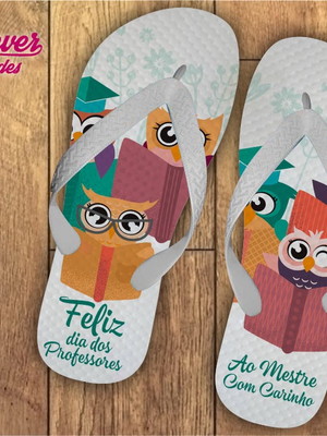 Chinelo dia dos professores