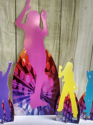Display neon balada