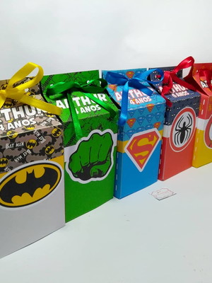 Caixa milk super herois