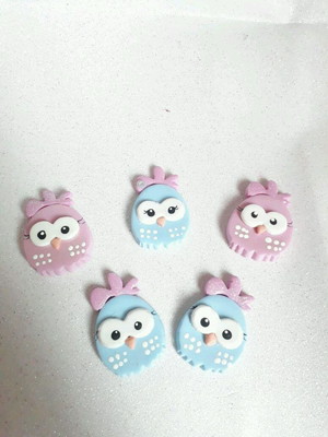 Apliques galinha candy colors