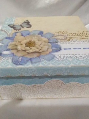 Caixa de mdf decorada