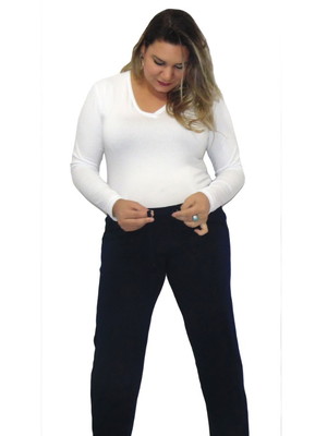 Calça gestante gravida plus size mod. edu + brinde