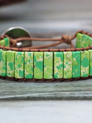 Pulseira de pedra natural