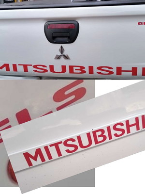 Kit adesivos vermelhos mitsubishi triton gls a202