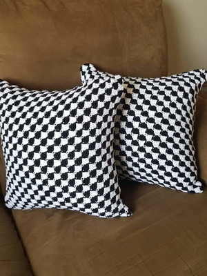 Capas de almofadas em croche