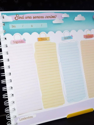 Planner semanal de mesa