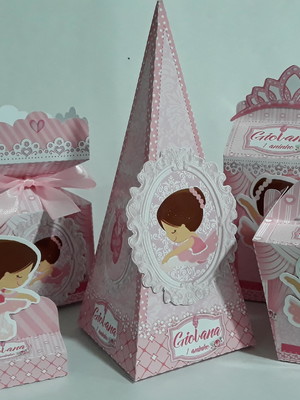 Kit 50 itens - bailarina
