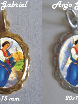 Medalhinhas do anjo gabriel