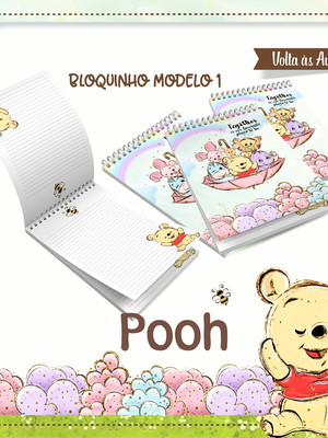 Bloco de anotações pooh