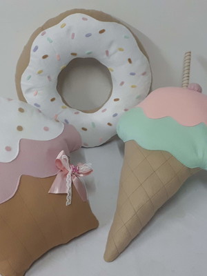 Kit doces de feltro confeitaria