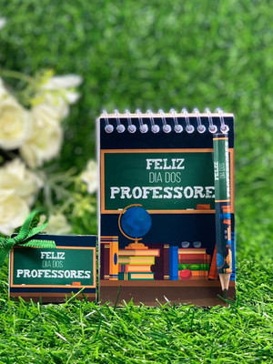 Bloquinho c/ mini lapis dia dos professores