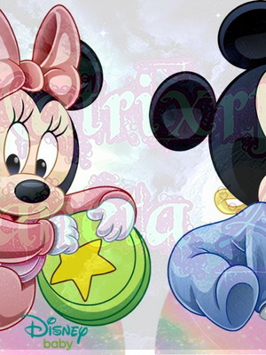 Disney baby com base kit 10 displays 15cm em mdf 3mm