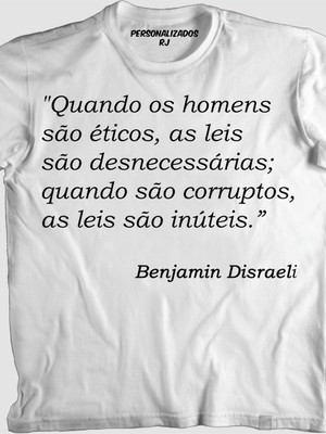 Camisa quando os homens são éticos