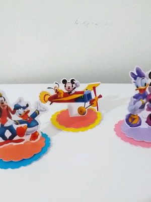 Aplique 3d turma do mickey