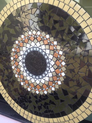 Prato giratório mosaico - 70 cm